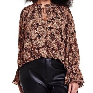 Nili Lotan for Target Paisley Blouse - M